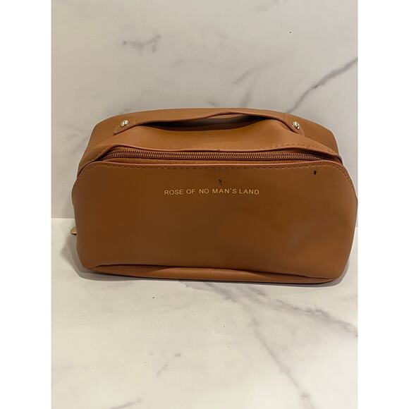 Rose of No Man's Land Handbags - Rose of No Man's Land Beauty Bag Cosmetic Travel Toiletry Multi Pocket Brown
